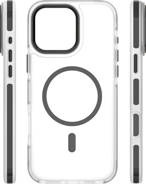 Панель Etteri Icy Mag для Apple iPhone 16 Pro Max Black/Transparent (5907504560359) - зображення 4