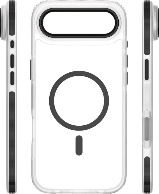 Панель Etteri Icy Mag для Apple iPhone Air Black/Transparent (5907504560373) - зображення 4