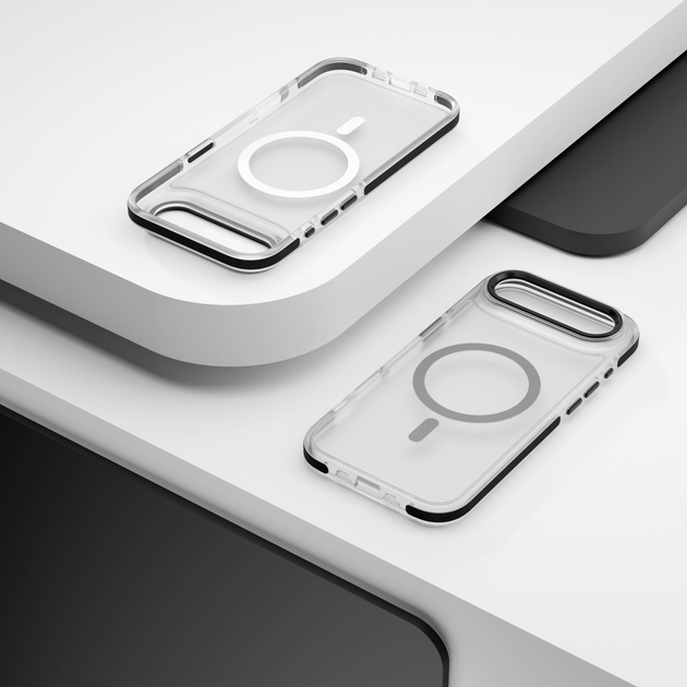Панель Etteri Icy Mag для Apple iPhone Air Black/Transparent (5907504560373) - зображення 6