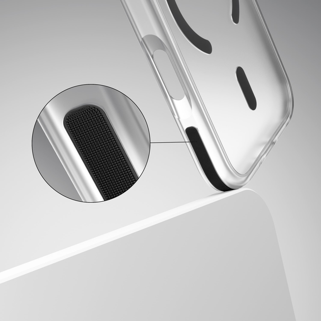 Etui plecki Etteri Icy Mag do Apple iPhone 17 Pro Max Black/Transparent (5907504560410) - obraz 7