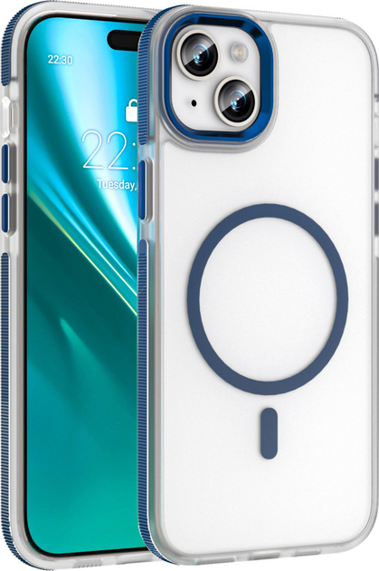Панель Etteri Icy Mag для Apple iPhone 13 Blue/Transparent (5907504560434) - зображення 1