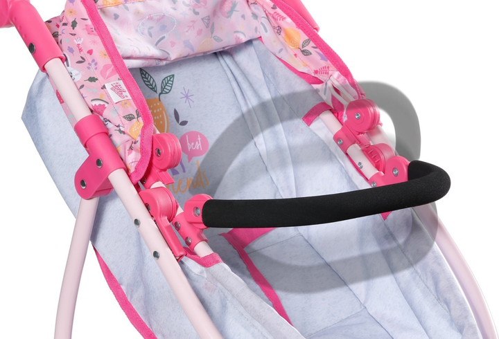 Коляска з капюшоном для ляльок BABY BORN 36 та 43 см Складана 2 в 1 Deluxe (834145) (4001167834145) - зображення 6