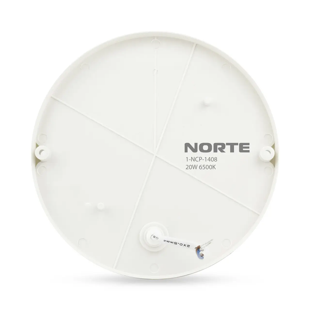 Накладной светодиодный светильник 20W 6500К IP65 NORTE для ЖКХ - изображение 5