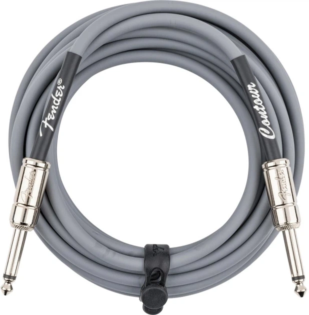 Кабель инструментальный Fender Cable Contour Series 18.6' Inca Silver - изображение 2