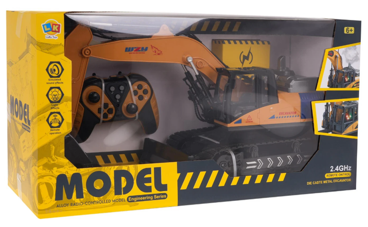 Koparka zdalnie sterowana R/C z Funkcja Swiatel i Muzyki (5903864947977) - obraz 6