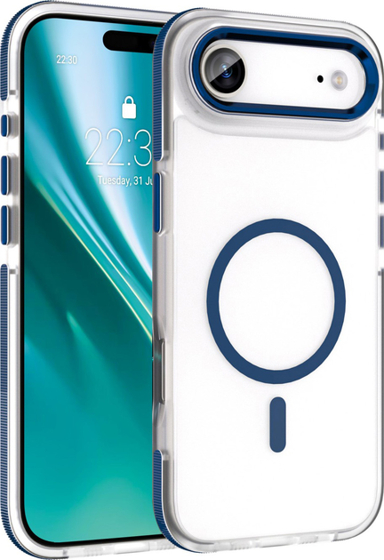 Панель Etteri Icy Mag для Apple iPhone Air Blue/Transparent (5907504560618) - зображення 1