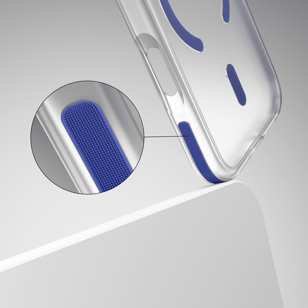 Etui plecki Etteri Icy Mag do Apple iPhone 17 Pro Max Blue/Transparent (5907504560687) - obraz 7