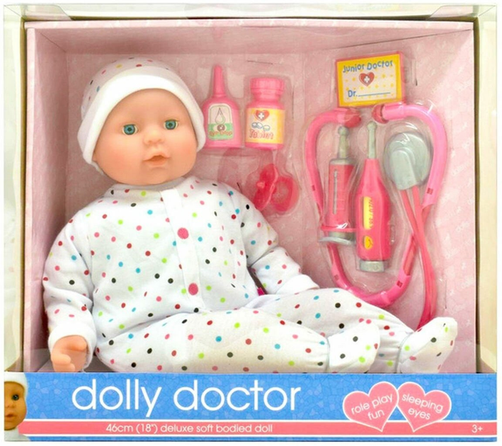Пупс Dolls World Доктор 46 см 60340 (5018621603406) - зображення 1