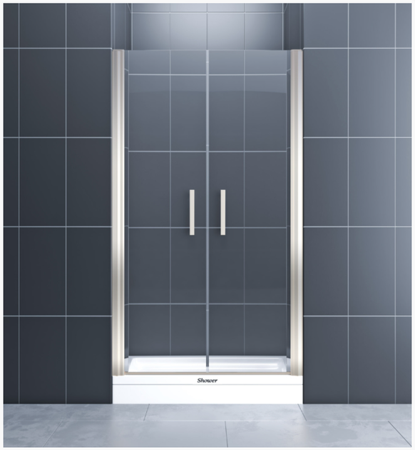 Стеклянная дверь в душевую Shower RELAX RLX-025 190х90 см хром перегородка для душа распашная стекло матовое (C15516) - изображение 3