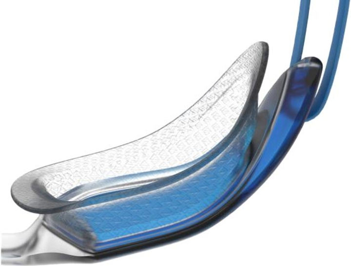 Okulary pływackie Speedo Hydropulse GOG AU Clear / Blue (8-12268D647) (5053744510347) - obraz 3