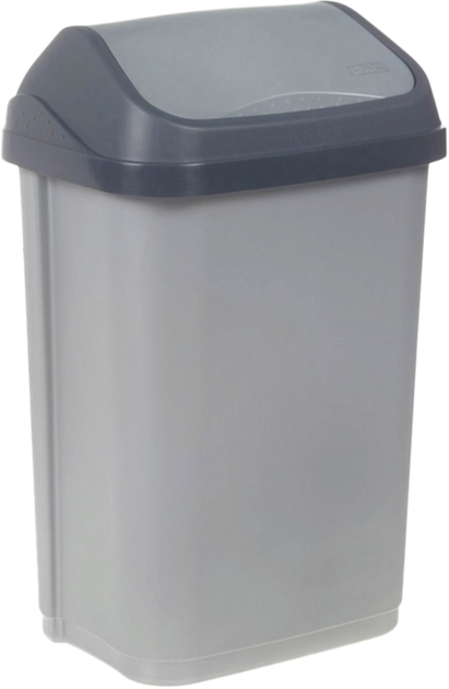 Kosz na śmieci Keeeper Swing Bin 50 l Srebrny (4001515308953) - obraz 1
