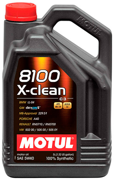 Моторна олива Motul 8100 X-clean 5W-40 4 л (104720) - зображення 1
