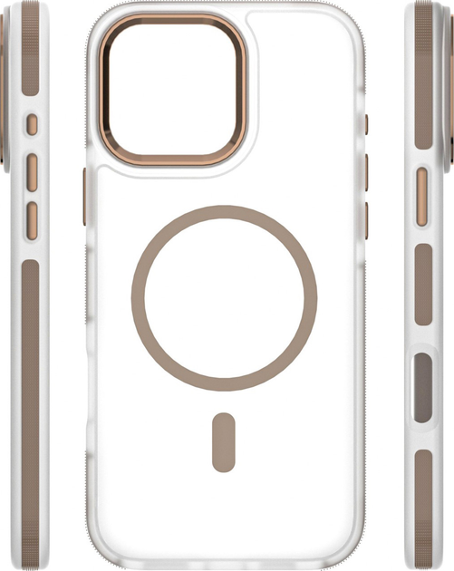 Панель Etteri Icy Mag для Apple iPhone 16 Pro Max Gold/Transparent (5907504560731) - зображення 4
