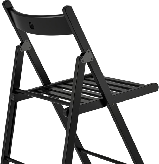Стілець Ikea Frosvi розкладний 44 x 51 x 77 см Чорний (105.343.18) - зображення 2