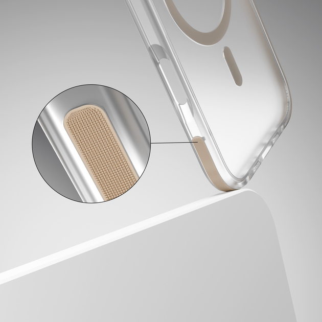Панель Etteri Icy Mag для Apple iPhone Air Gold/Transparent (5907504560762) - зображення 7
