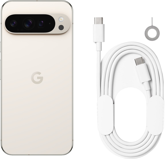 Мобільний телефон Google Pixel 9 Pro XL 16/128GB Porcelain (GA05980-GB) (350779752699640) - Уцінка - зображення 9