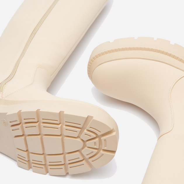 Жіночі гумові чоботи Cropp 6596P-01X 41 26.5 см Кремові (5904684941343) (955555902355609) - Уцінка - зображення 4