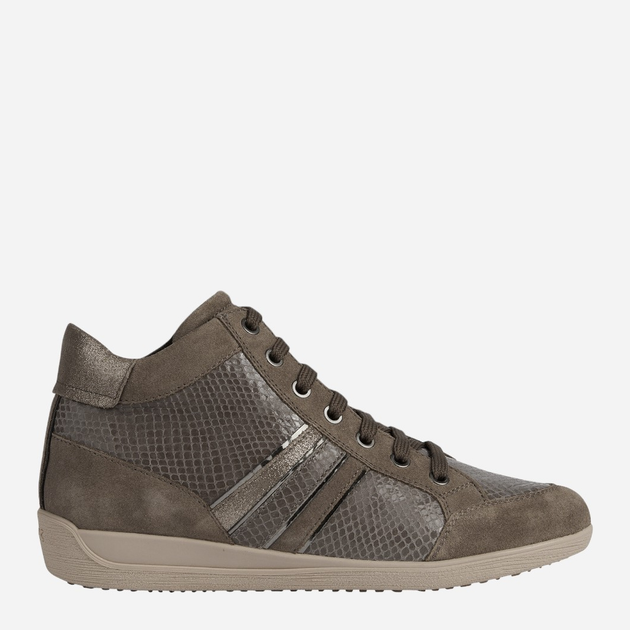 Sneakersy damskie wysokie Geox D2668B04122-C6226 38 Brazowe (8050036785879) (955555906520398) - Outlet - obraz 1