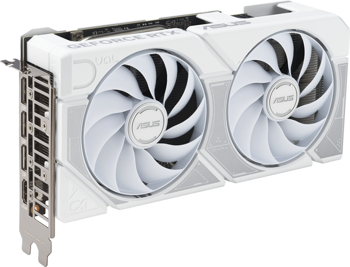 Karta graficzna ASUS PCI-Ex GeForce RTX 5060 Dual White OC Edition 8GB GDDR7 (128bit) (2565/28000) (HDMI, 3 x DisplayPort) (90YV0N15-M0NA00) - obraz 2