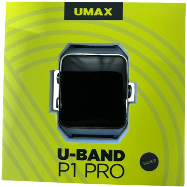 Umax U-Band P1 PRO (UB523) Silver (955555906906548) - Уцінка - зображення 2