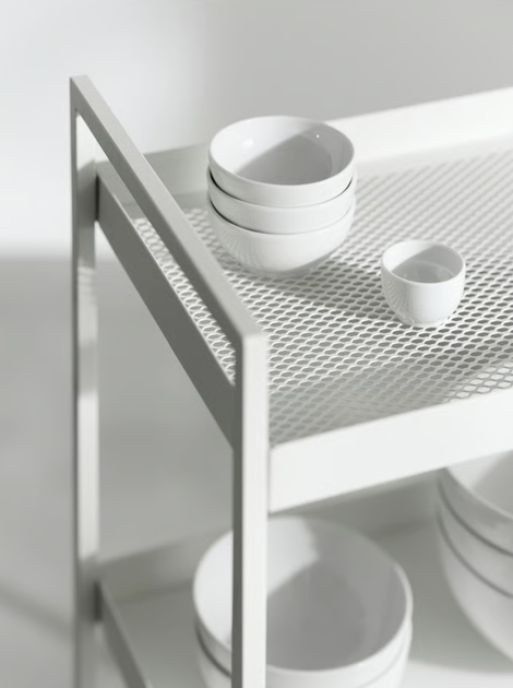 Етажерка Ikea Nissafors на колесах 50.5 x 30 x 83 см Біла (404.657.33) - зображення 14