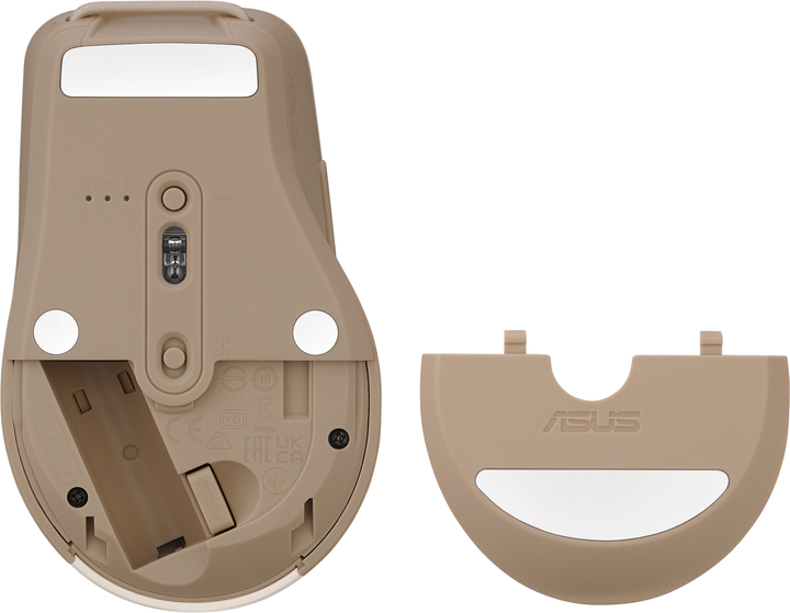 Mysz ASUS SmartO MD200 Silent Plus Wireless Beige (90XB0790-BMU0A0) - obraz 6
