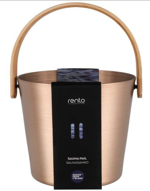 Wiadro SAUNA BUCKET CHAMPAGNE RENTO (6410412257086) - obraz 3