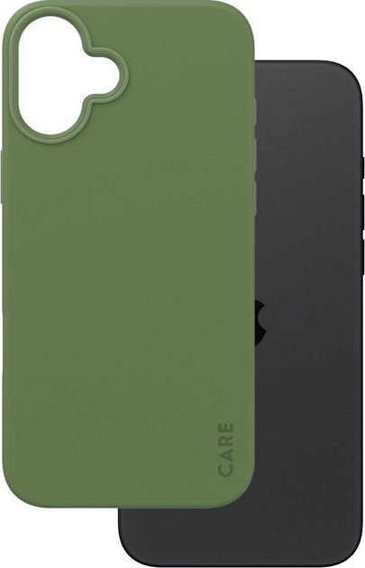 Панель Panzer Glass CARE Fashionable Case MagSafe для Apple iPhone 16 Plus Green (5715685004520) - зображення 2