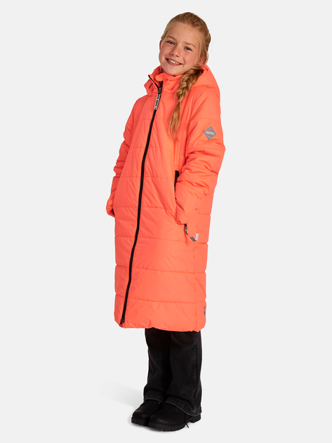Подростковое зимнее пальто для девочки Huppa Nina 12590030-00049 158 см Коралловый неон (4741632166141) - Фото 3 Подростковое зимнее пальто для девочки Huppa Nina 12590030-00049 158 см Коралловый неон (4741632166141) - изображение 3