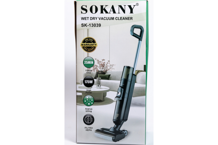 Пылесос моющий Sokany SK-13039 175Вт аккумуляторный - Фото 1 Пылесос моющий Sokany SK-13039 175Вт аккумуляторный - изображение 1