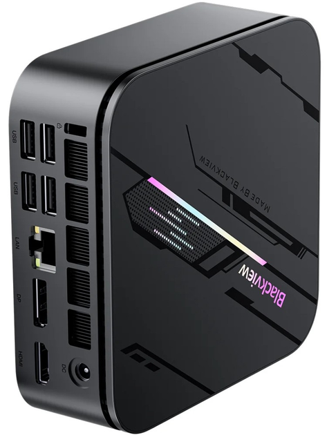 Nettop Blackview Mini PC MP100 Pro Black (MP100Pro-16GB/512GB-BK/BV) - obraz 6