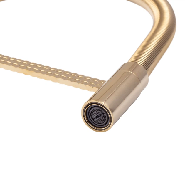 Змішувач для кухні MIXXUS PREMIUM SPARK 017 GOLD (Колір золото) (MI6972) - изображение 6