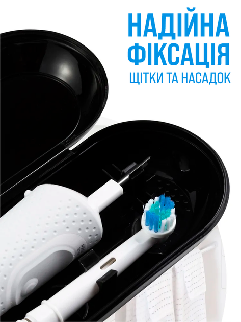 Футляр для электрощетки oral b soocas philips oclean xiaomi mijia универсальный дорожный бокс box чехол Черный - изображение 4