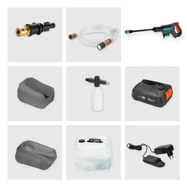 Myjka ciśnieniowa Gardena AquaClean Premium Set 24 bar 300 W (14800-31.000.00) - obraz 6