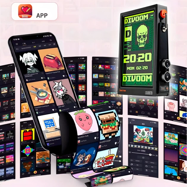Цифровая фоторамка Divoom Times Frame 64 Gb Black RGB 10.1 дюйм
