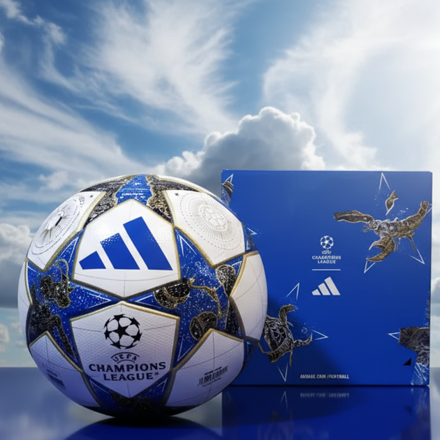 Футбольный мяч Adidas UCL 2025 League BOX JP1548 (размер 4) для детей в коробке - изображение 2