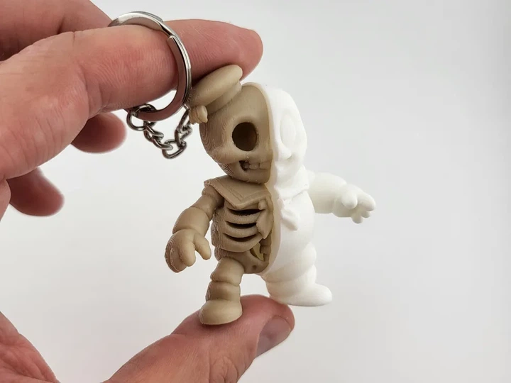 Stay Puft Skeleton – Брелок (Ghostbuster, Halloween) - Фото 1 Stay Puft Skeleton – Брелок (Ghostbuster, Halloween) - изображение 1