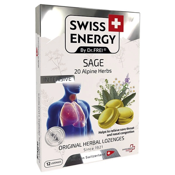 Протизастудний засіб для дітей Swiss Energy Herbal Lozenges