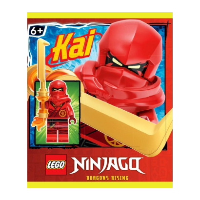 Конструктор Lego Фигурка Dragons Rising Season 1 Kai Paper Bag Ninjago 892308 njo0811 - Фото 1 Конструктор Lego Фигурка Dragons Rising Season 1 Kai Paper Bag Ninjago 892308 njo0811 - изображение 1