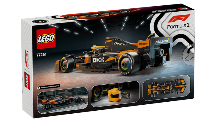 Конструктор Lego Автомобиль Для Гонки McLaren F1 Team MCL38 Speed Champions 77251 - изображение 6
