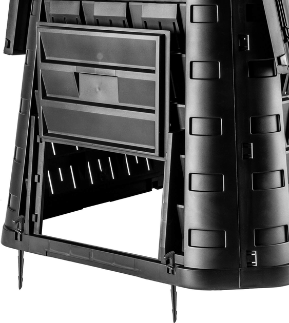 Kompostownik ogrodowy Kadax Yutz czarny 450 l (5903699498972) - obraz 5