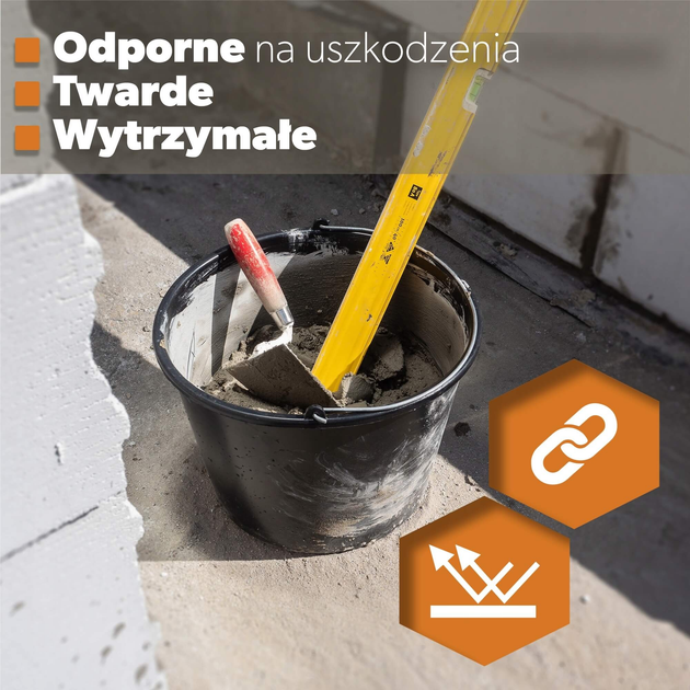 Набір будівельних відер Kadax Bado чорний 5 л x 20 шт (5902730383765) - зображення 5