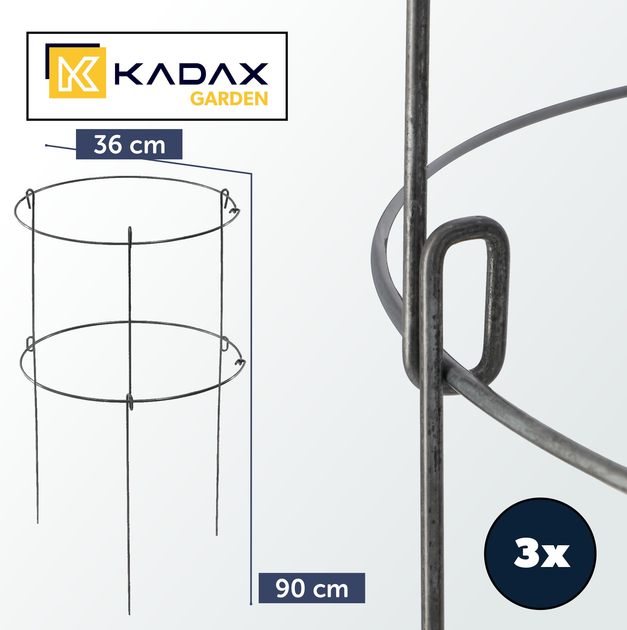 Набір опор для рослин Kadax 36 x 90 см, 3 шт. (5903699475430) - зображення 2