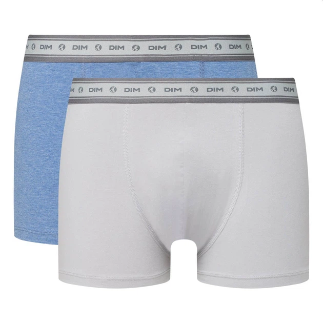 Комплект мужских боксеров из 2 ед. DIM acier/bleu D0A6C 2XL - Фото 3 Комплект мужских боксеров из 2 ед. DIM acier/bleu D0A6C 2XL - изображение 3