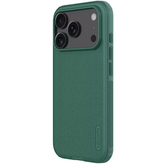 Чохол Nillkin Matte Pro для Apple iPhone 17 Pro (6.3") Зелений / Deep Green - Фото 3 Чохол Nillkin Matte Pro для Apple iPhone 17 Pro (6.3") Зелений / Deep Green - изображение 3