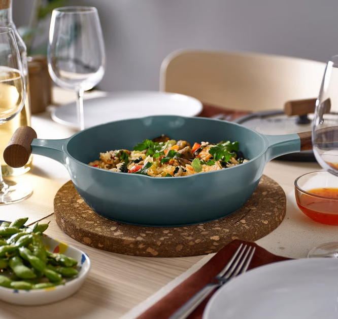 Patelnia Ikea Klippfisk z powłoką zapobiegającą przywieraniu i pokrywką 24 cm (806.025.06) - obraz 6