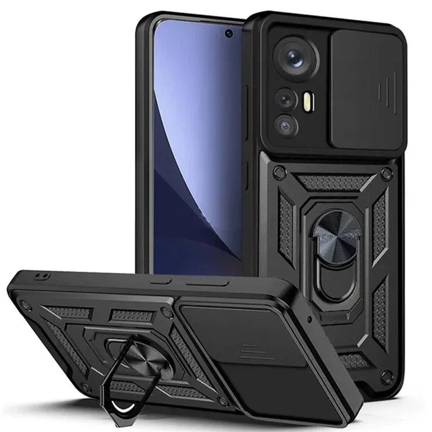Чохол Ummi Camshield Serge Ring для Xiaomi Redmi Note 12S Чорний - Фото 1 Чохол Ummi Camshield Serge Ring для Xiaomi Redmi Note 12S Чорний - изображение 1