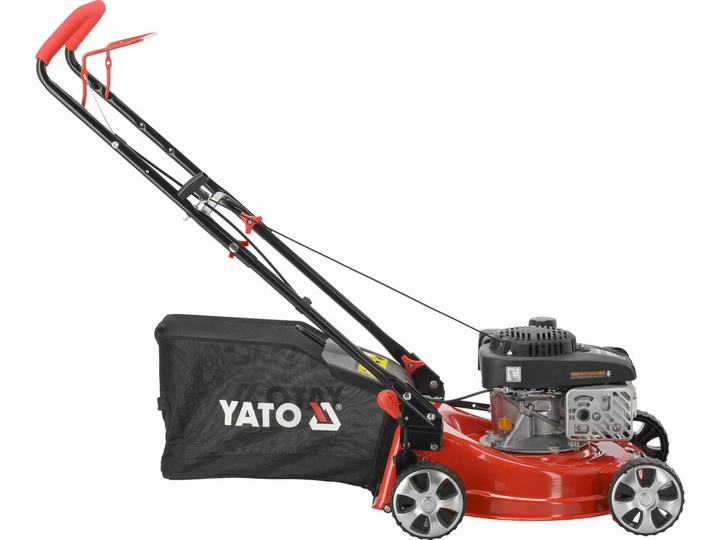 Газонокосилка бензиновая YATO 2,1 кВт ширина скашивания 41 см травосборник 40 л (YT-85520) - изображение 3