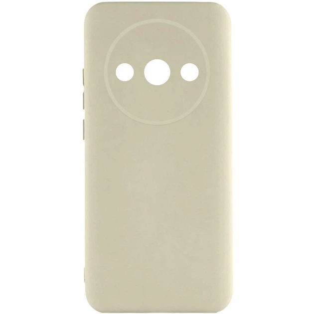 Чохол TPU GETMAN Liquid Silk Full Camera для Xiaomi Redmi A3 Пісочний / Sand - Фото 1 Чохол TPU GETMAN Liquid Silk Full Camera для Xiaomi Redmi A3 Пісочний / Sand - зображення 1