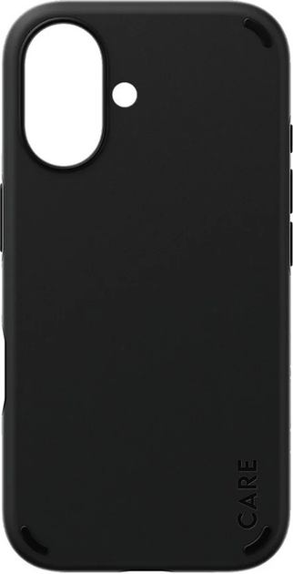 Панель CARE by PanzerGlass Feature Case Double Defense Black для Apple iPhone 16 (5715685003950) - зображення 2